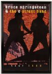 1999 Bruce Springsteen and The E Street Band Tour Poster Framed 14" x 20" Display