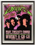 1995 The Doors Framed Art Rock Display Lithograph Limited Edition Print 3,934/9,500 19" x 25"