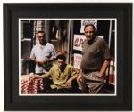 2006 Signed Sopranos James Gandolfini Steven Van Zandt Tony Sirico Framed Display Steiner 23" x 26" 