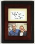 2000s Signed Jeff Daniels Framed Display Dumb and Dumber 8" x 10" (JSA)