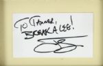 2000's Signed Jeff Daniels Framed Display Dumb and Dumber 8 x 10 (JSA)