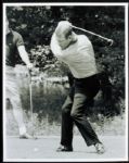 1960s circa Mickey Mantle 11 1/2" x 14 1/2" Golf Photo New York Yankees