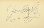 1962 Joan Crawford Mommie Dearest Signed A Portrait of Joan Hardcover Book (JSA)