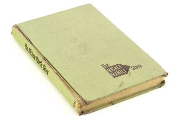 1953 Mickey Mantle New York Yankees Signed "The Mickey Mantle Story" Hardcover Book (JSA)