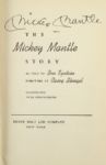 1953 Mickey Mantle New York Yankees Signed The Mickey Mantle Story Hardcover Book (JSA)