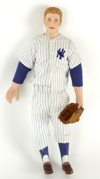 1990 Sports Impressions Mickey Mantle Porcelain Doll Figurine New York Yankees 