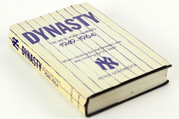 1975 Mickey Mantle Whitey Ford Billy Martin Signed "Dynasty: The New York Yankees 1949-64" Hardcover Book (JSA)