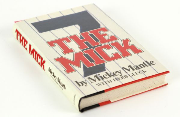 1985 Mickey Mantle New York Yankees Signed "The Mick" Hardcover Book (JSA)