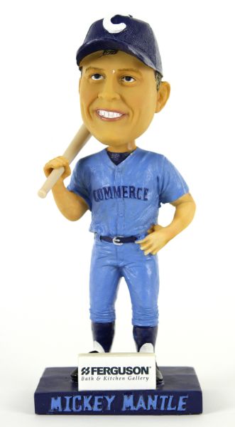 2008 Mickey Mantle Commerce Comets Bobblehead SGA 