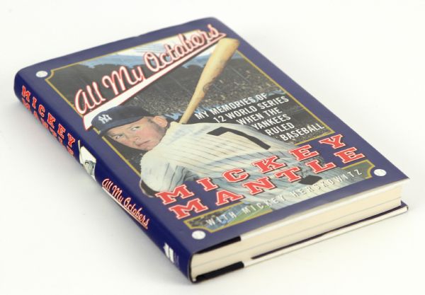 1994 Mickey Mantle New York Yankees Signed "All My Octobers" Hardcover Book (JSA)