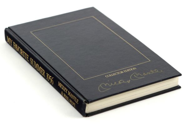 1991 Mickey Mantle New York Yankees Signed "My Favorite Summer: 1956" Collector Edition Hardcover Book (JSA)