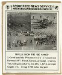 1928-29 Associated News Service Latest World Events In Pictures 14 x 17 Broadside Collection - Lot of 10