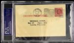 1955 Mickey Mantle New York Yankees Signed 3 x 5 GPC w/ Commerce Postmark (PSA/DNA) Very Early Signature 