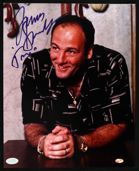 2000s James Gandolfini The Sopranos Signed 8" x 10" Photo (JSA)