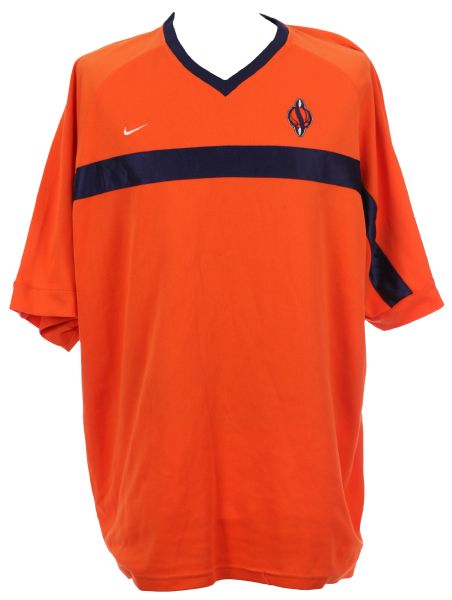 2000-03 Kueth Duany Syracuse Orange Game Worn Shooting Shirt (MEARS LOA)