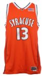 2001-03 Kueth Duany Syracuse Orange Game Worn Road Basketball Jersey (MEARS LOA)