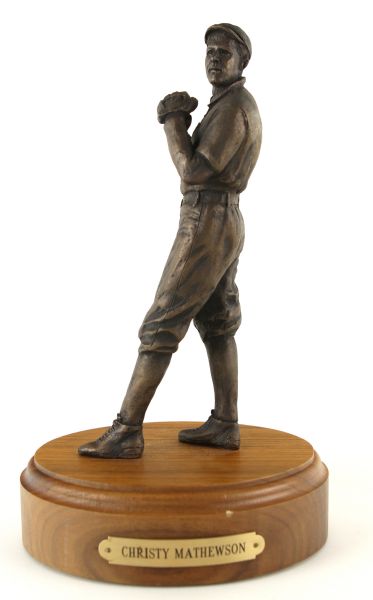 2000s Christy Mathewson New York Giants 10" Bronze Statue 