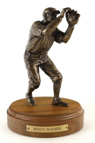 2000s Honus Wagner Pittsburgh Pirates 9" Bronze Statue