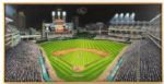 2000's Colorado Rockies Coors Field & Cleveland Indians Jacobs Field Framed Original Art Collection - Lot of 2 