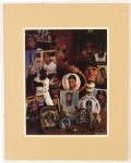 1993 Roberto Clemente Pittsburgh Pirates 16" x 20" Matted Memorabilia Display Print Signed by Artist David Spindel