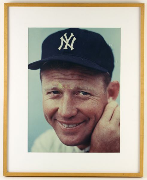1990s Mickey Mantle New York Yankees 20" x 24" Framed Photo