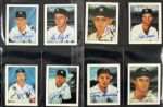 1983 New York Yankees 50 Years of All Stars Trading Cards - Lot of 48 w/ 34 Signed Including Joe DiMaggio, Mickey Mantle & More (JSA)
