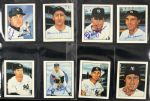 1983 New York Yankees 50 Years of All Stars Trading Cards - Lot of 48 w/ 34 Signed Including Joe DiMaggio, Mickey Mantle & More (JSA)