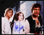 1980s Carrie Fisher Princess Leia Star Wars Signed 8" x 10" Photo (JSA)