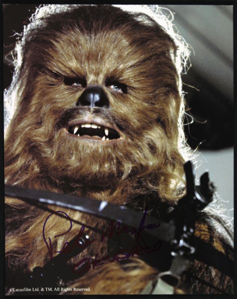 1980s Peter Mayhew Chewbacca Star Wars Signed 8" x 10" Photo (JSA)
