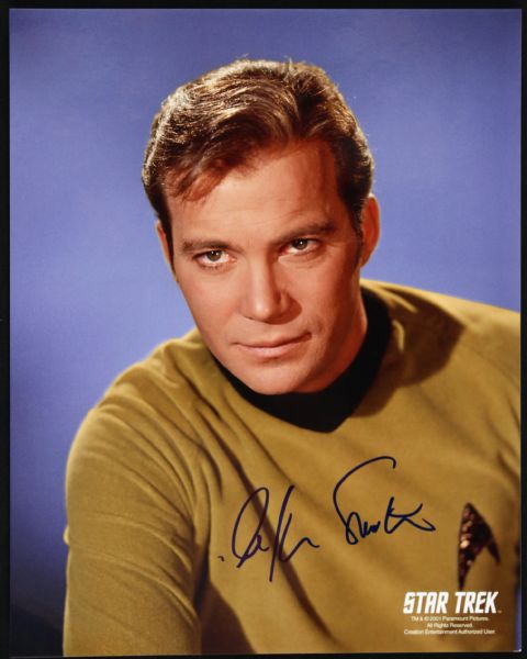 1980s William Shatner Captain Kirk Star Trek Signed 8" x 10" Photo (JSA)