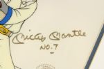 1992 Mickey Mantle Bugs Bunny Signed Animation Cel Upper Deck Authenticated 465/5000