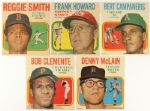 1970 Topps Poster Cards Near Complete Set 23 of 24 w/ Roberto Clemente, Frank Robinson & More