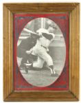1985 Mickey Mantle Framed Mirror New York Yankees "16 x 20" 