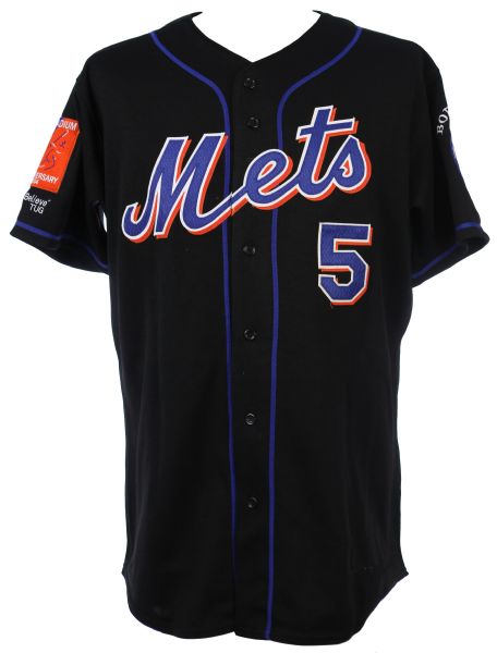 2004 David Wright New York Mets Game Worn Alternate Jersey (MEARS LOA) Rookie Season