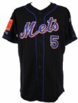 2004 David Wright New York Mets Game Worn Alternate Jersey (MEARS LOA) Rookie Season