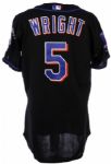 2004 David Wright New York Mets Game Worn Alternate Jersey (MEARS LOA) Rookie Season