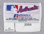 2004 Curt Schilling Boston Red Sox Game Worn Road Jersey (MEARS LOA/JSA) World Series Season