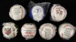 1990s circa Mickey Mantle Commemorative Baseballs (Lot of 7)