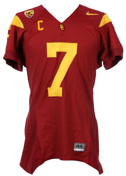 2011 Matt Barkley USC Trojans Home Jersey (MEARS LOA)