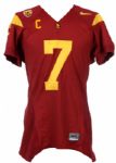 2011 Matt Barkley USC Trojans Home Jersey (MEARS LOA)