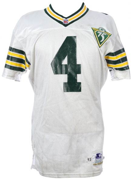 1993 Brett Favre Green Bay Packers Road Jersey (MEARS LOA)
