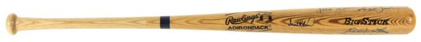 2003 Signed Rawlings Adirondack Bat w/11 Signatures Mantle Williams Mays Guernseys (JSA)