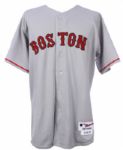 2008 Mike Lowell Boston Red Sox Game Worn Road Jersey (MLB Hologram) From Season Opening Tokyo Series