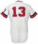 1972 Dick Woodson Minnesota Twins Game Worn Home Jersey (MEARS LOA)