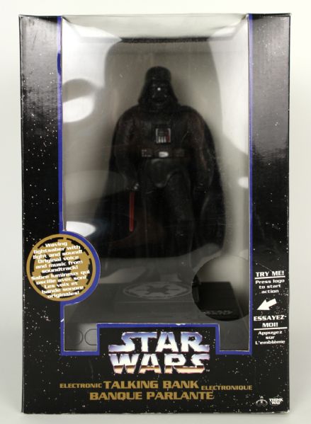 1996 Star Wars Darth Vader Talking Bank (MIB)
