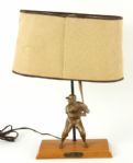 1958-63 Mickey Mantle New York Yankees Hartland "Play Ball" Lamp - One of the rarest Hartland items produced!