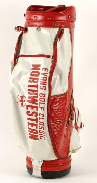 1970s-80s circa Northwestern Evans Golf Classic Golf Bag Owned by Chi Chi Rodriguez