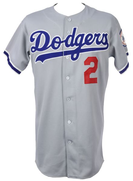 Lot Detail - 1980 Tommy LaSorda Los Angeles Dodgers Signed Game Worn Road  Jersey (MEARS A10/JSA)