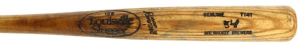 1991-95 B.J. Surhoff Milwaukee Brewers Louisville Slugger Professional Model Game Used Bat (MEARS LOA) Ken Sanders Collection