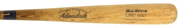 1977-78 Larry Haney Milwaukee Brewers Adirondack Professional Model Game Used Bat (MEARS LOA) Ken Sanders Collection